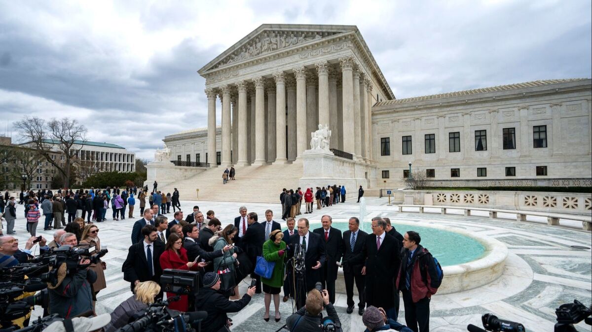 The Supreme Court hears arguments in a major e-commerce case on April 19.