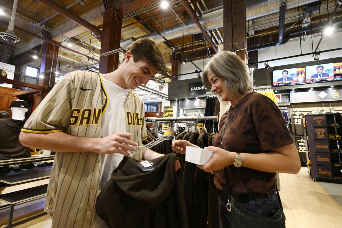 New T-shirts, old superstitions: Padres fans all in for