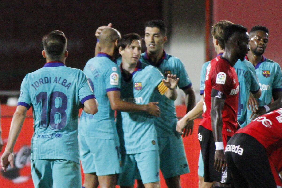 El argentino Lionel Messi, del Barcelona