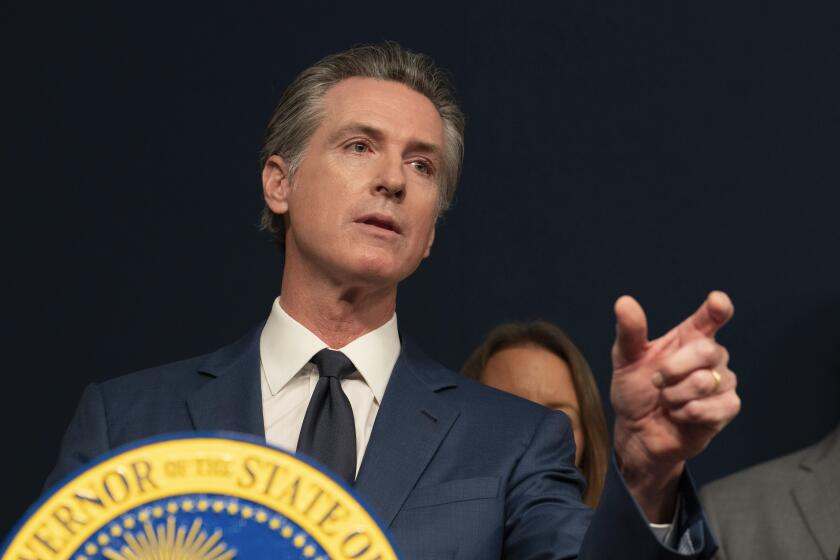 FILE - California Gov. Gavin Newsom answers questions during a news conference in Sacramento, Calif., Sept, 26, 2023. Newsom signed several laws on Wednesday, Oct. 4, 2023, including one that increases paid sick days for workers and another that limits when local governments can count votes by hand. (AP Photo/Rich Pedroncelli, File)