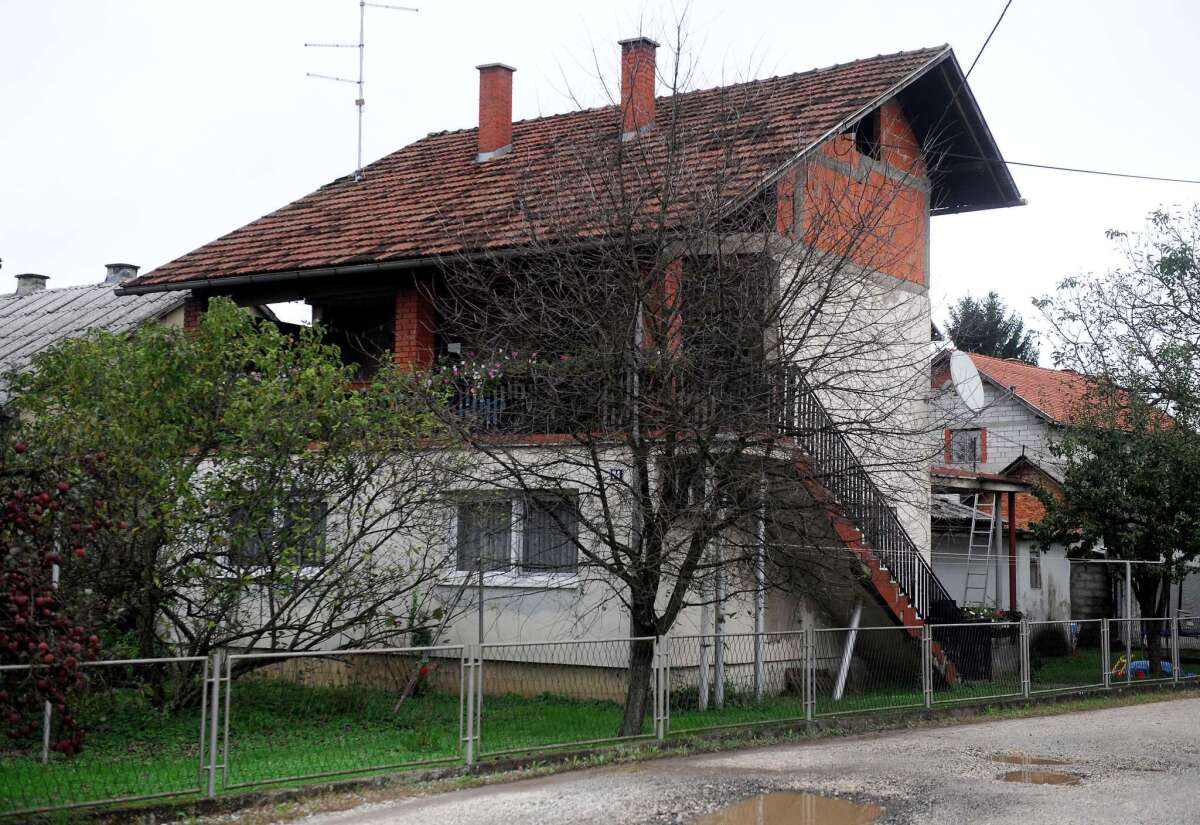 The home of British aid worker David Haines in Sisak, Croatia.