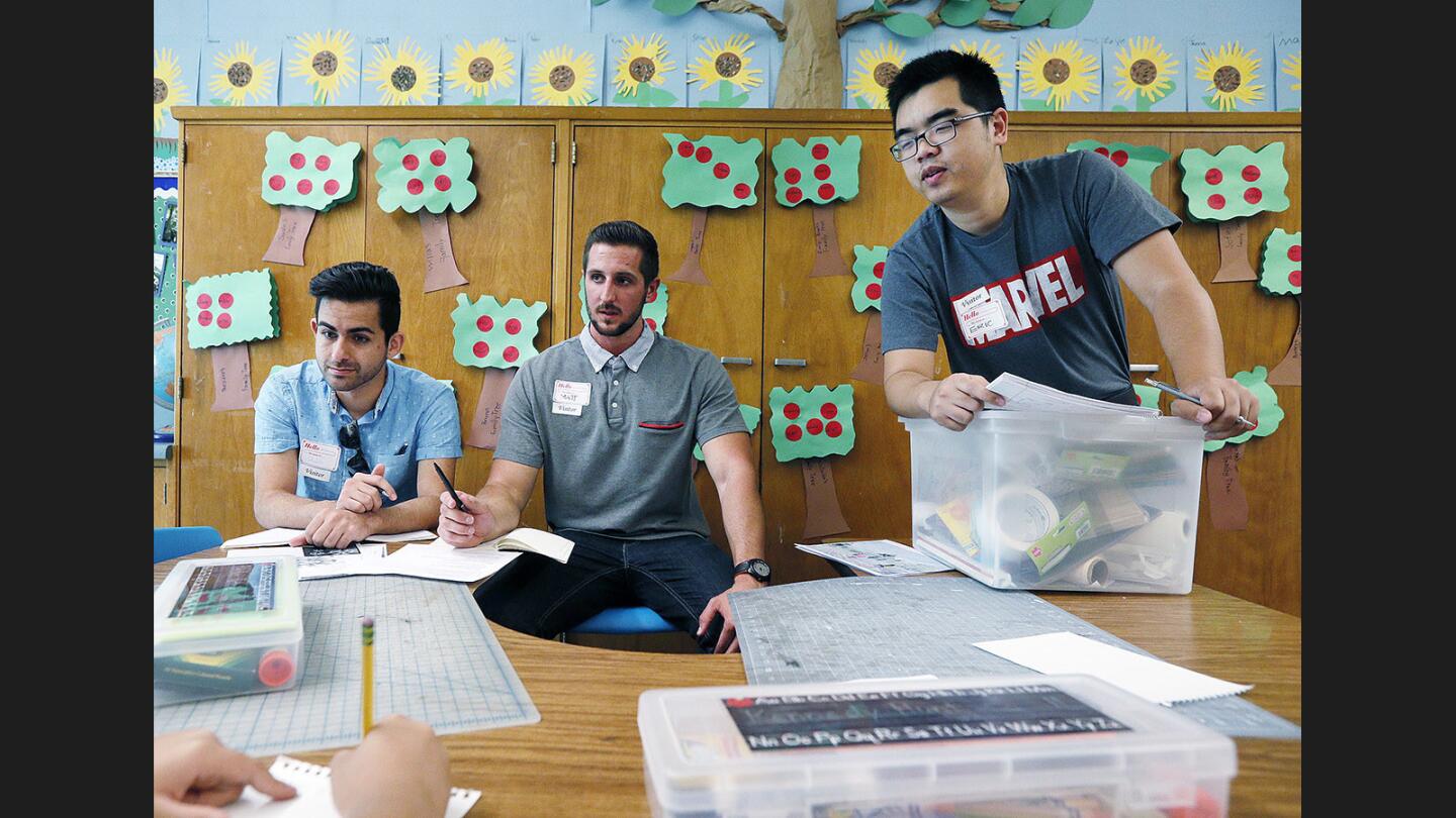 Photo Gallery: Cal Poly Pomona architecture students tap Palm Crest Elementary second graders for ideal classroom ideas