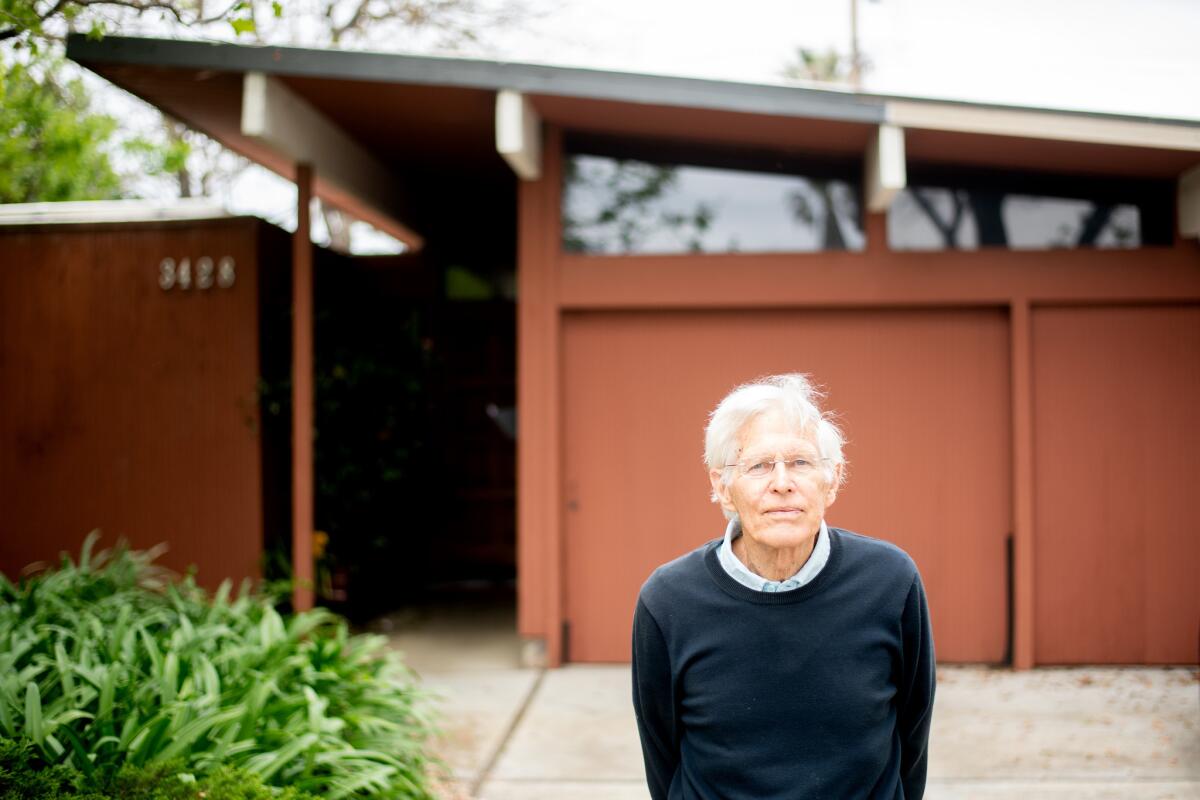Palo Alto resident Greg Schmid, a retired economist and Palo Alto city councilman, opposes Senate Bill 50, which would drastically reshape zoning and housing density in his city.
