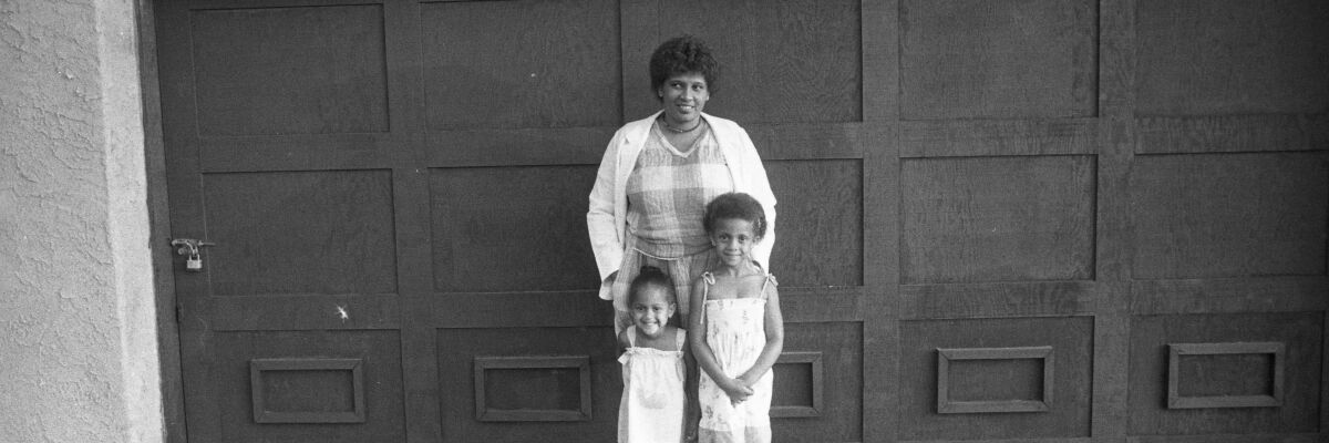Darlene Lewis and her two daughters.