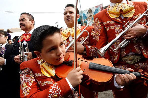 Mariachis honor St. Cecilia