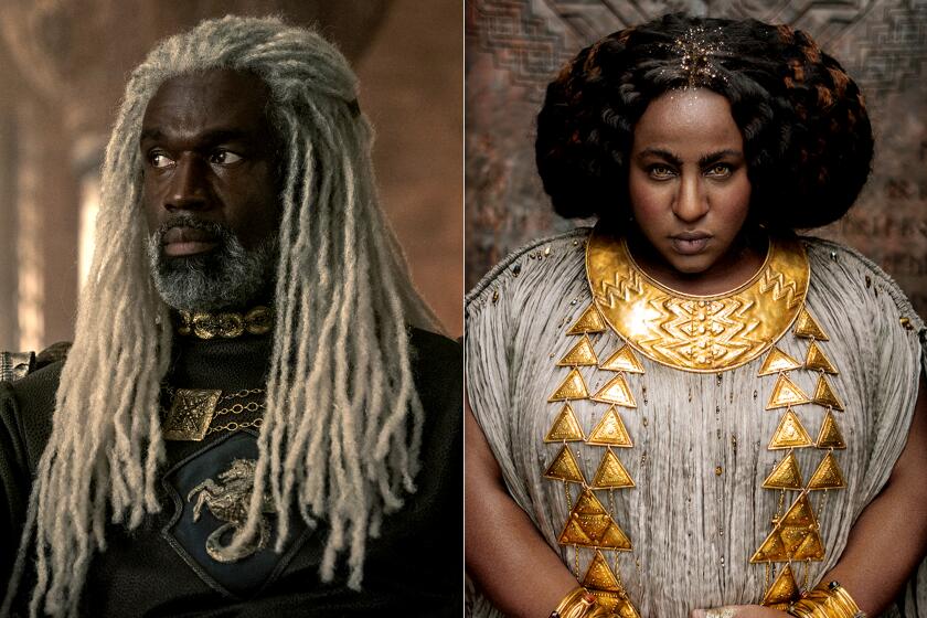 Steve Toussaint in "House of the Dragon" and Sophia Nomvete in "The Lord of the Rings: The Rings of Power." 