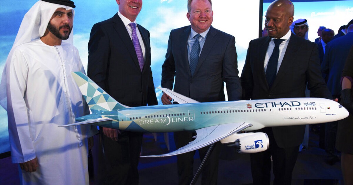 Etihad launches more fuel-efficient Boeing 787 Dreamliner