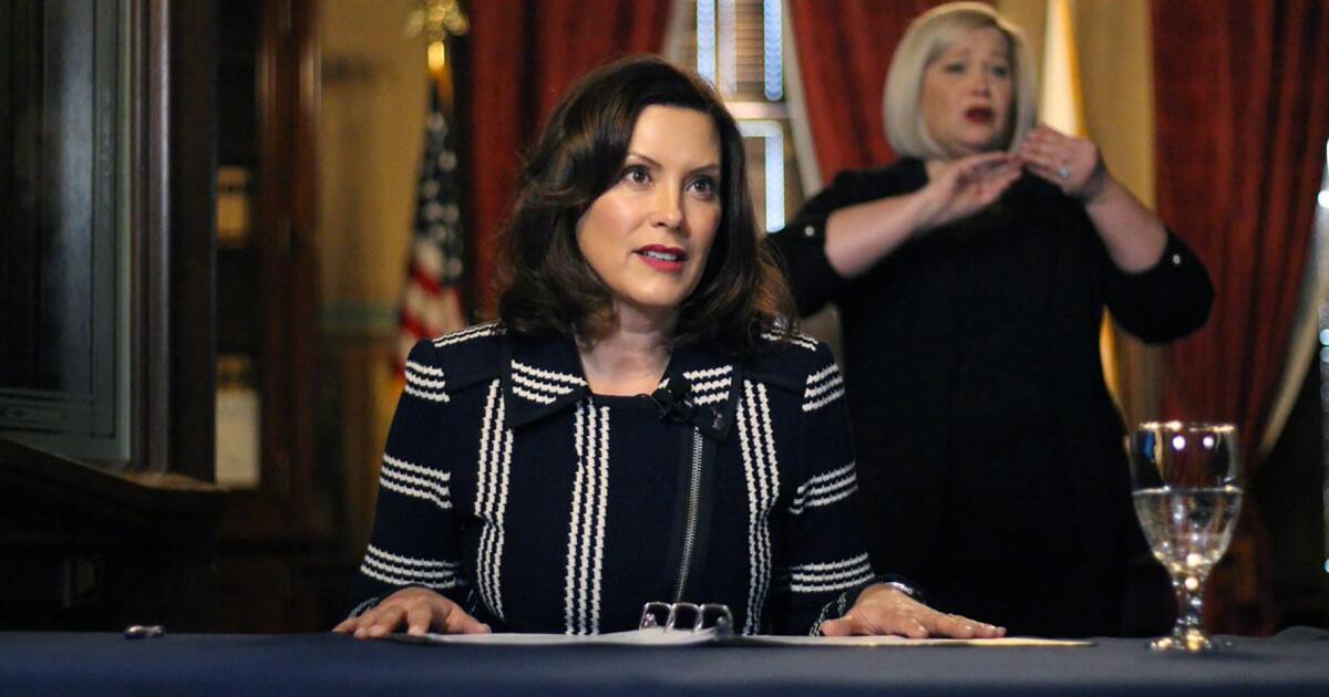 Michigan Gov. Gretchen Whitmer, a Trump target, leaps into prominence during coronavirus crisis