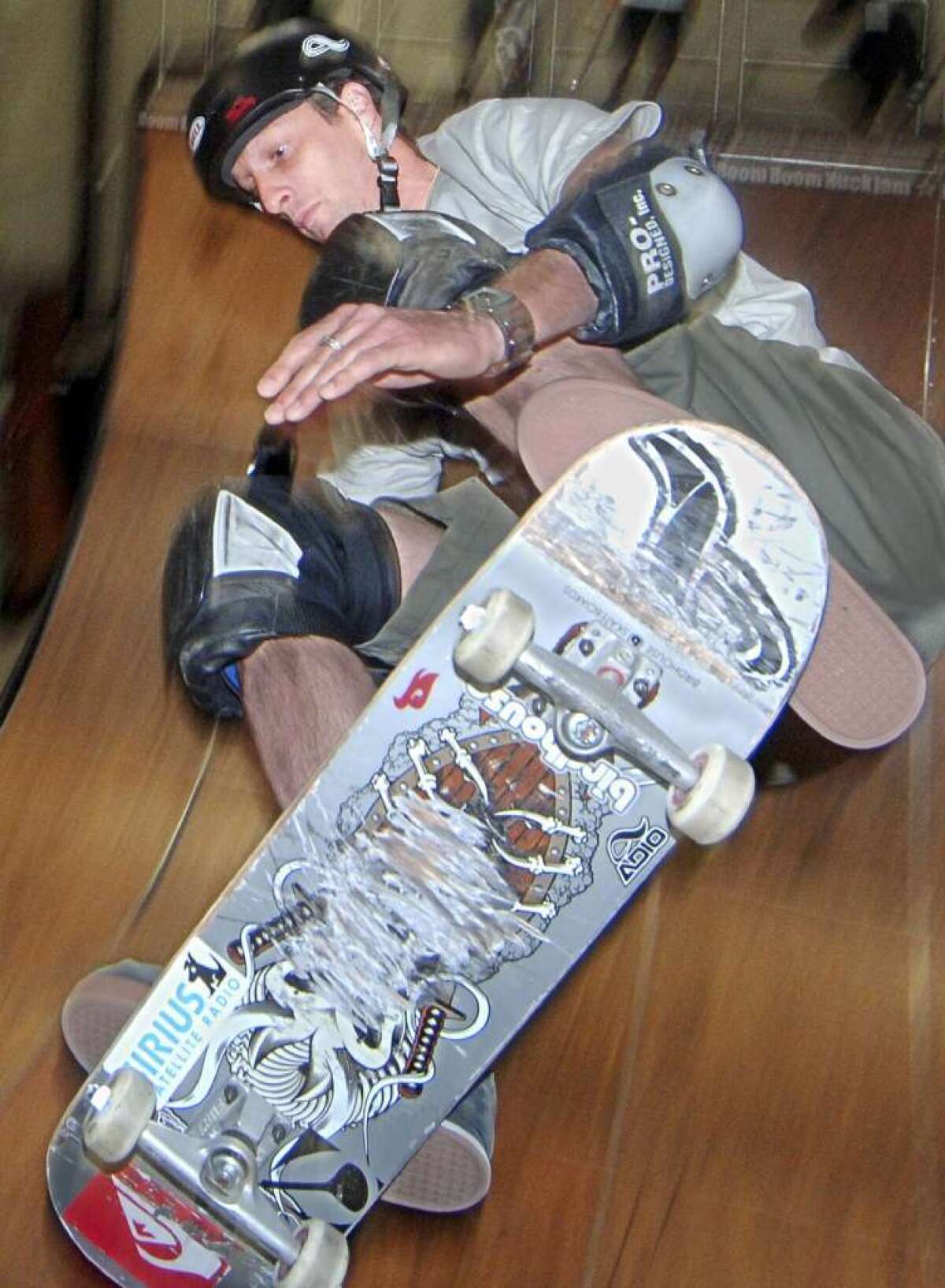Cherokee Inc. has acquired the Tony Hawk clothing line from Quicksilver for $19 million. Skateboarding legend Tony Hawk, shown above in 2008, says he will continue to be involved with the brand.