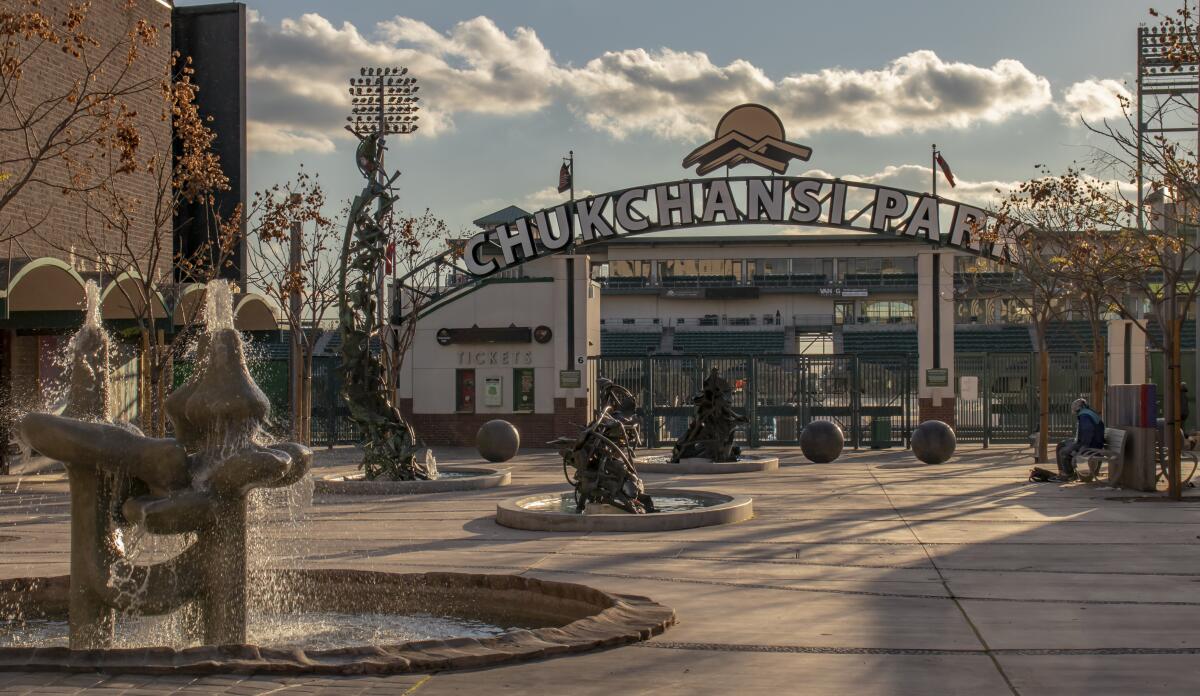 Chukchansi Park is the home of the Fresno Grizzlies of the Pacific Coast League