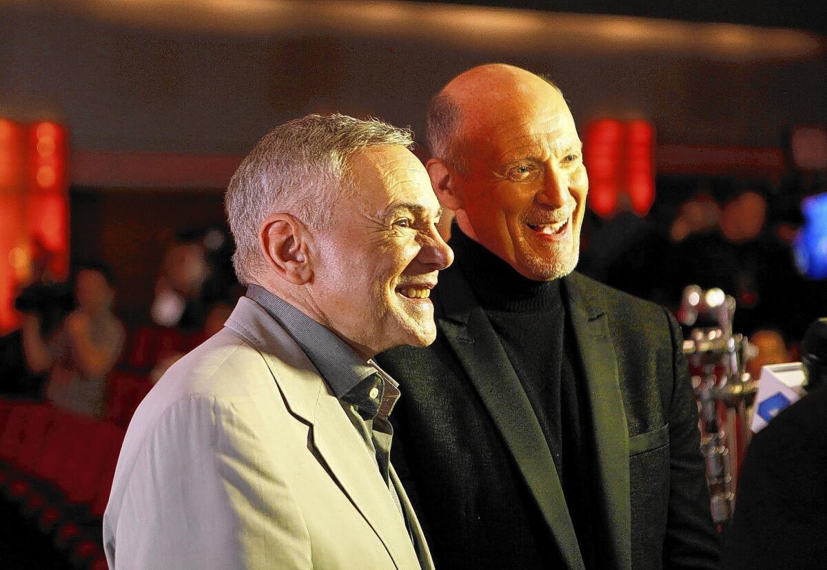 Executive producers for the 85th Academy Awards show Oscars telecast are Neil Meron, right, and Craig Zadan.