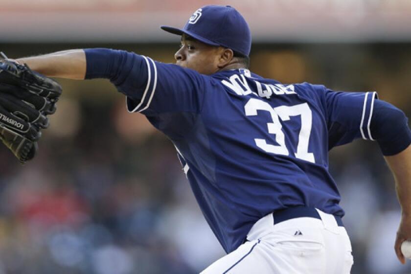 The Dodgers have agreed to a deal with pitcher Edinson Volquez, who was released by the San Diego Padres on Tuesday.