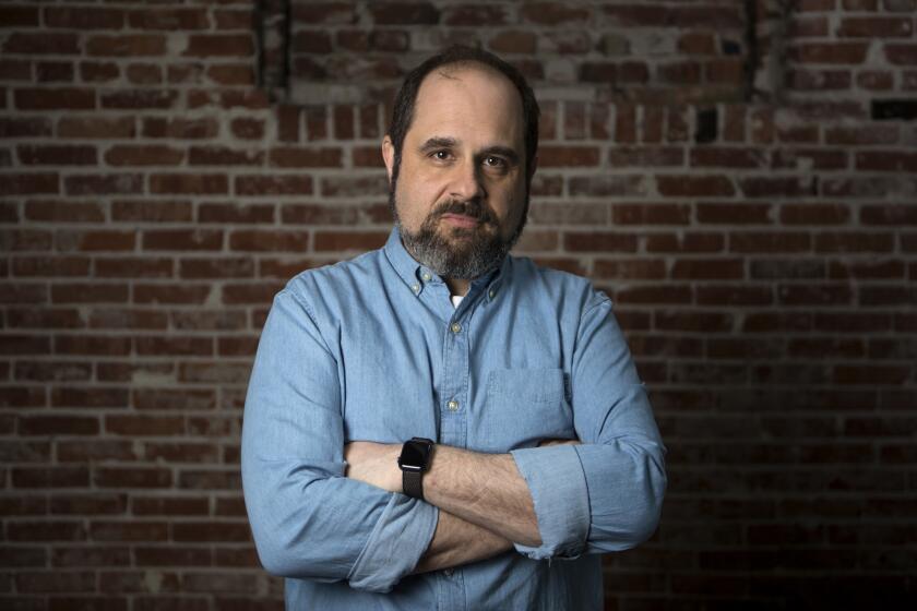 PASADENA,CA - APRIL 30, 2019: Craig Mazin, creator and writer of HBO's new mini series, Chernobyl, is photographed in his offices in Pasadena. (Katie Falkenberg / Los Angeles Times)