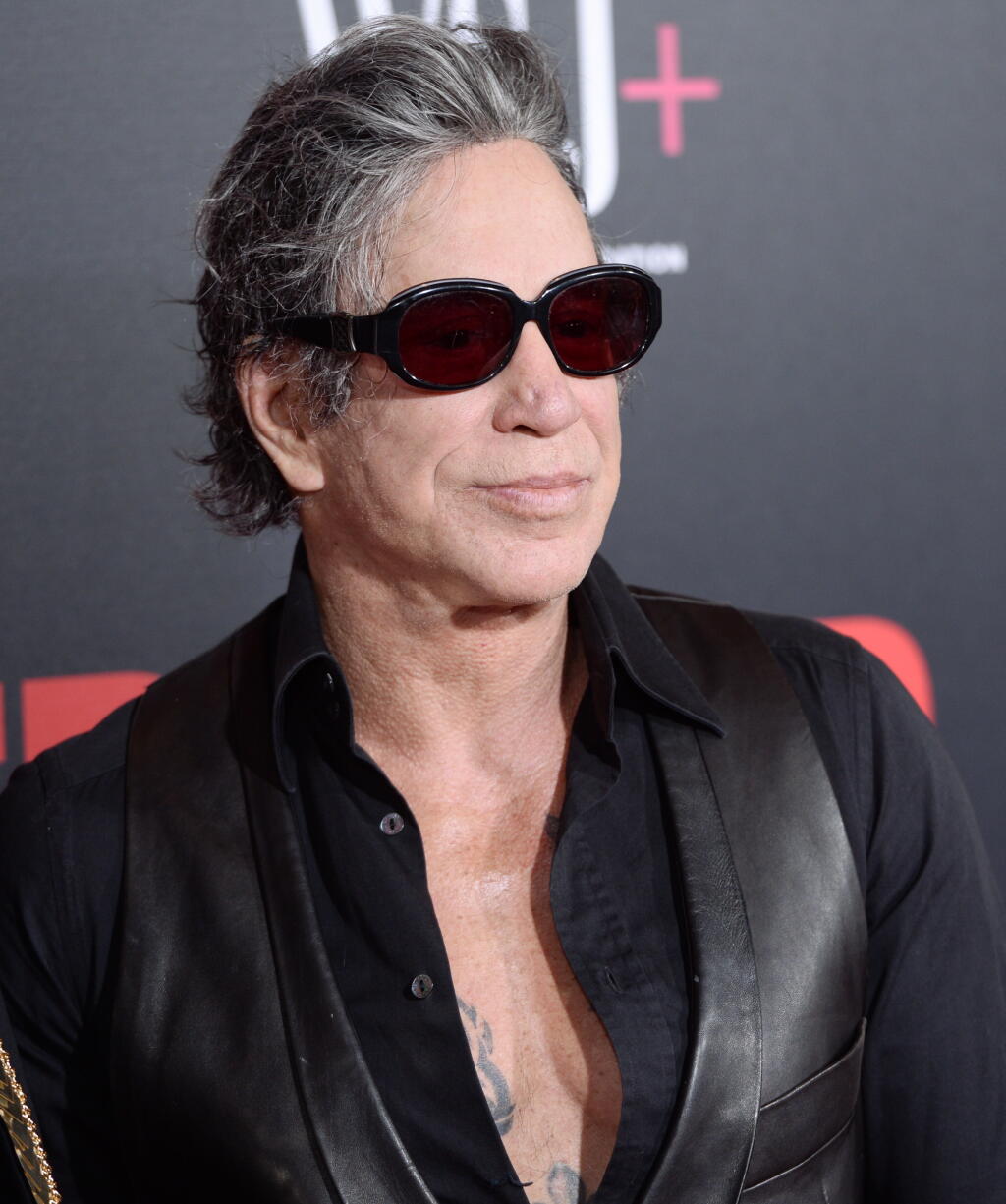 Mickey Rourke Poor Mickey Rourke wishes people would take their money back, please - Los ...