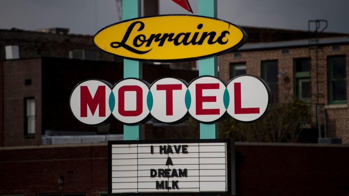 The Lorraine Motel, where Martin Luther King Jr. was assassinated, is now part of the National Civil Rights Museum.