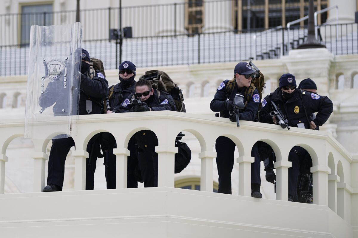 Police at the U.S. Capitol
