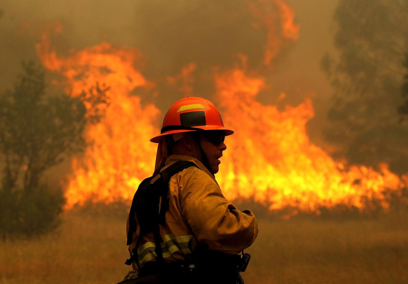 Rocky fire in Northern California