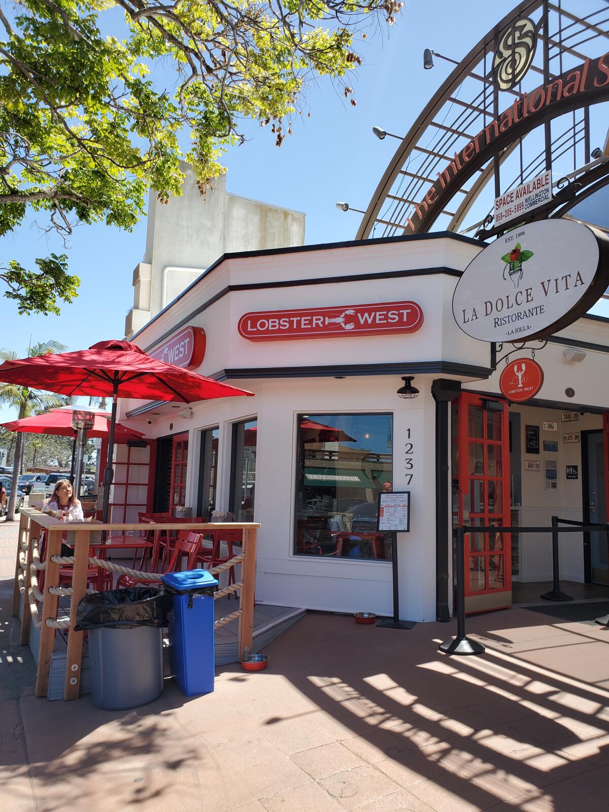 Lobster West in La Jolla will be among the participating restaurants on the Famished app when it rolls out locally.