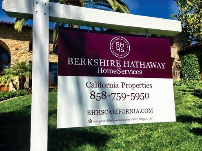The Berkshire Hathaway name will soon be found on many ‘for sale’ signs on luxury properties in Southern California.