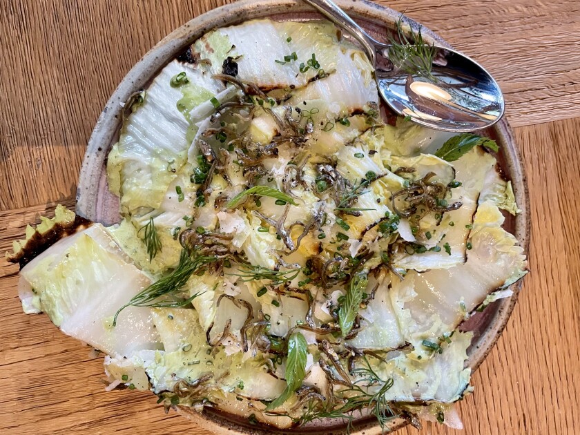 The warm cabbage salad from Gunsmoke.