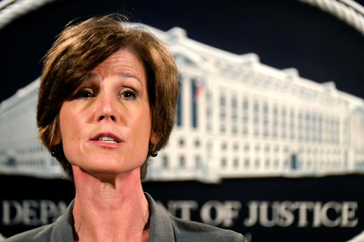 Sally Yates.