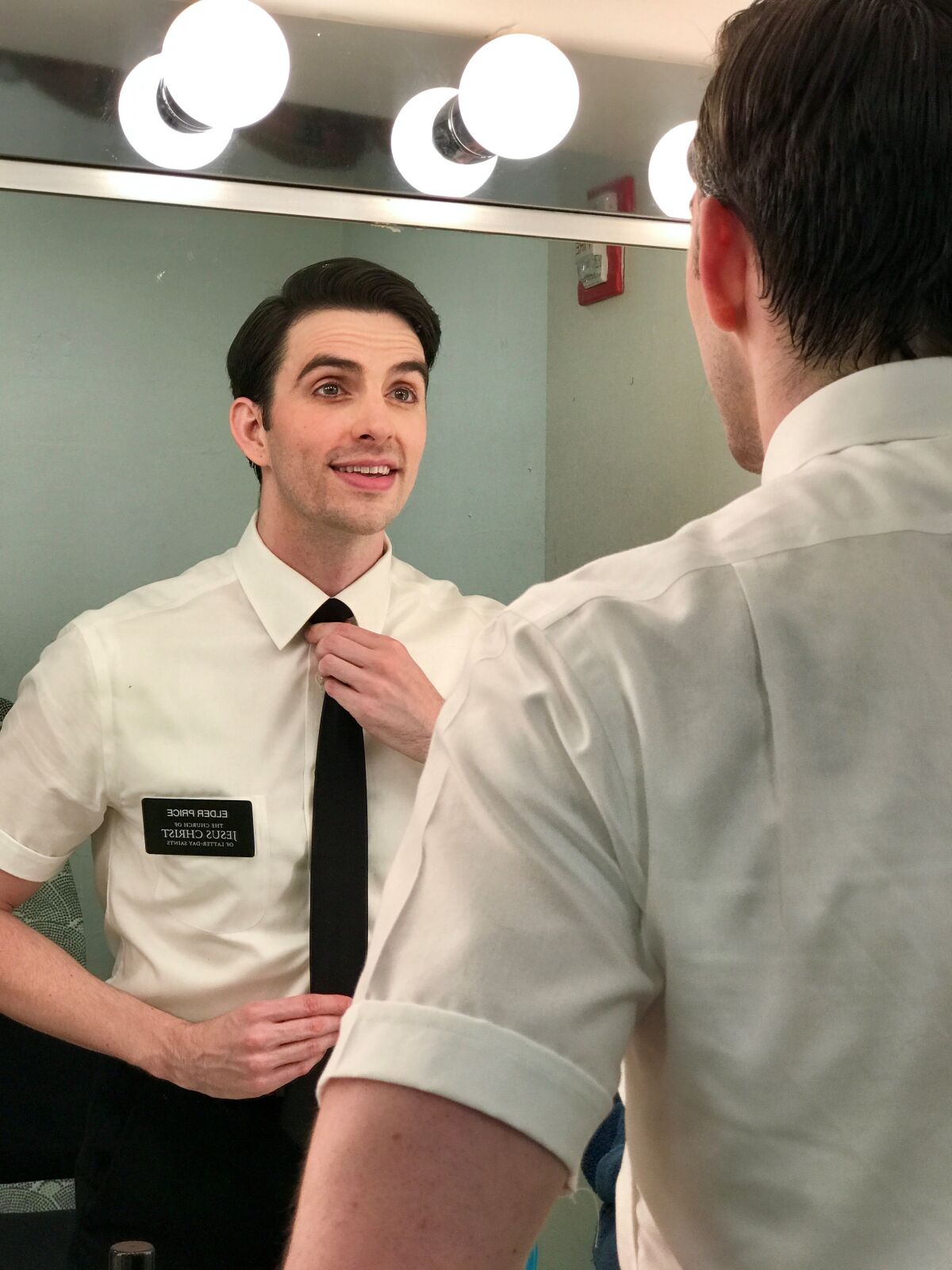 Actor Luke Monday, an Oceanside resident, is the standby Elder Price in the touring production of "Book of Mormon."
