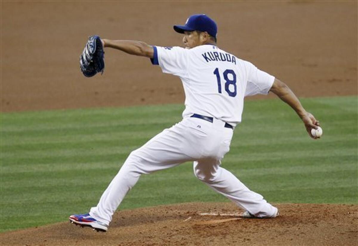 Los Angeles Dodgers shortstop Rafael Furcal stretches during