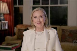 Hillary Clinton addresses the virtual Democratic National Convention 