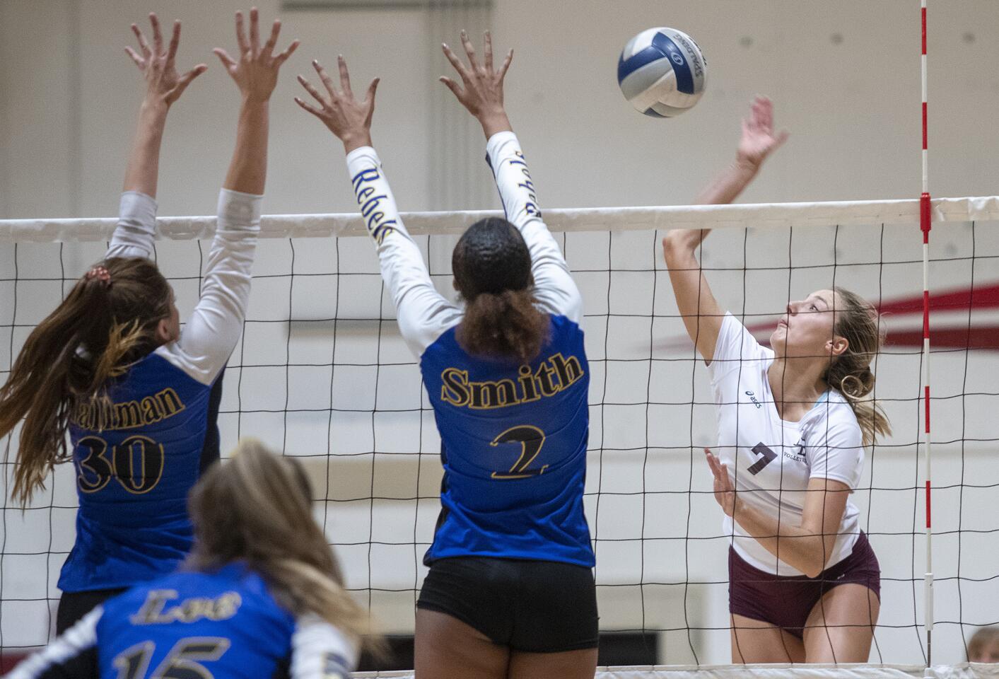 Photo Gallery: Laguna Beach vs. Quartz Hill in girls’ volleyball