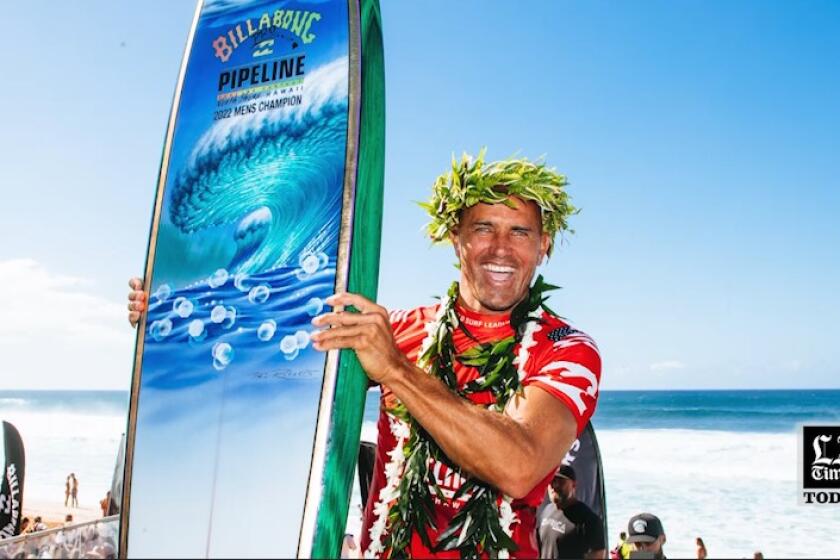 LA Times Today: At 50, Kelly Slater goes for twelfth world title