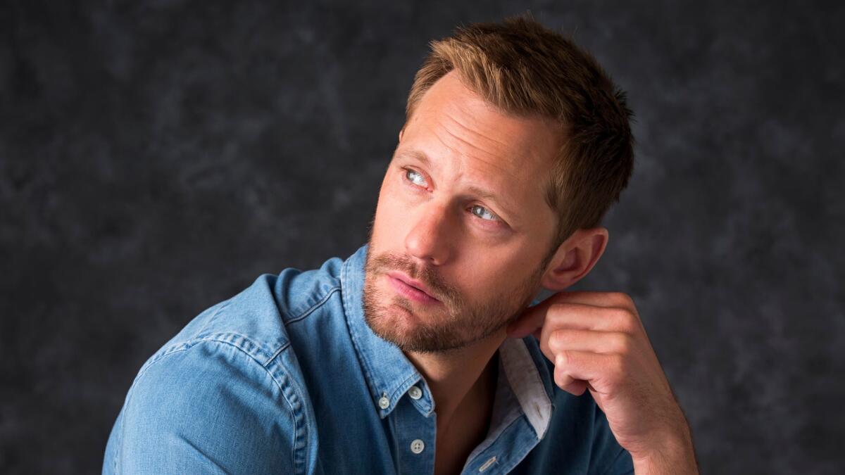 In "Big Little Lies," Alexander Skarsgard played the abusive husband who was attacked in his final scene. "Reese [Witherspoon] was literally hanging on my back, like, pulling my hair, and someone else was punching my ribs. It was intense."