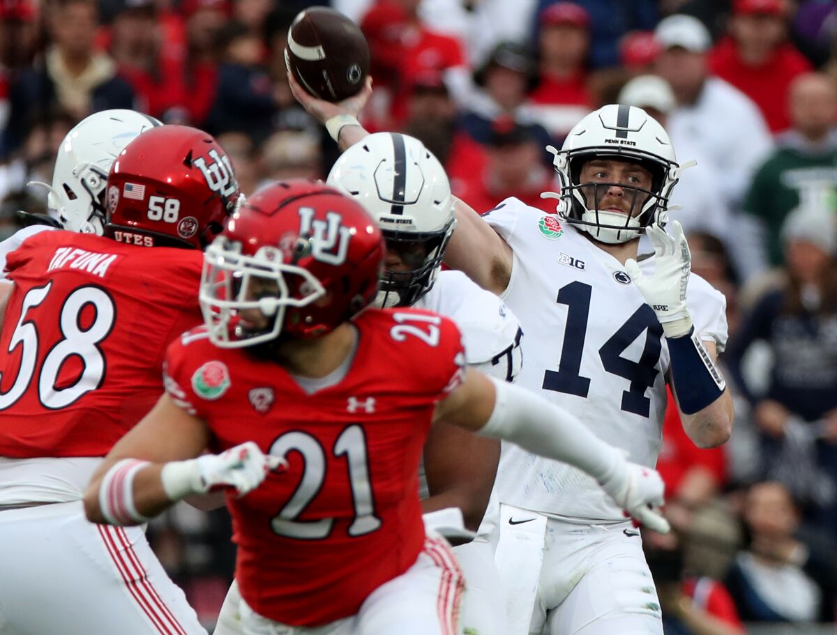 Rose Bowl Game Penn State surges in second half to defeat Utah Los