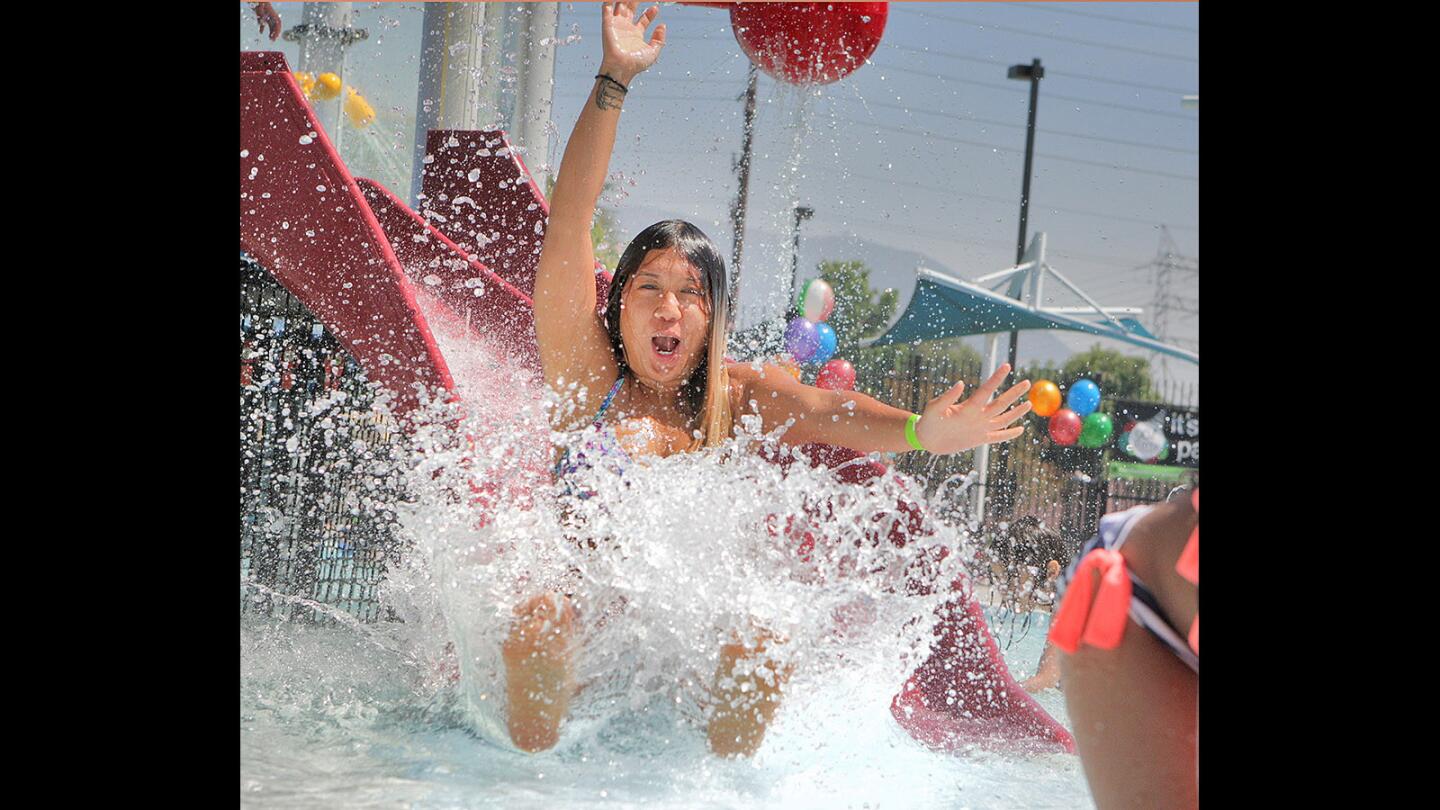 Photo Gallery: Children beat the heat at Verdugo Pool in Burbank