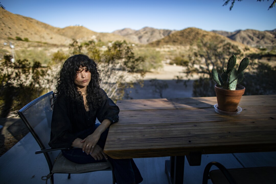 Evanice Holz has permanently moved to a home in Morongo Valley