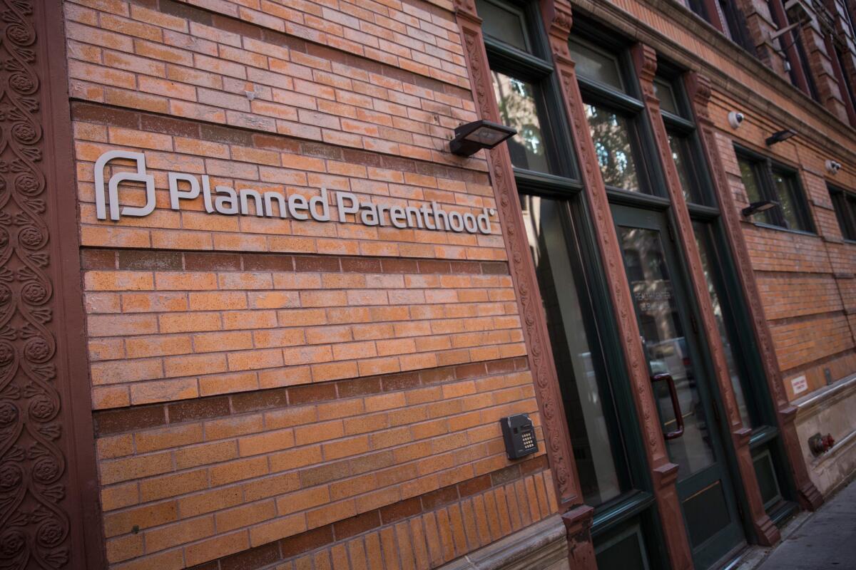 A Planned Parenthood office in New York City.