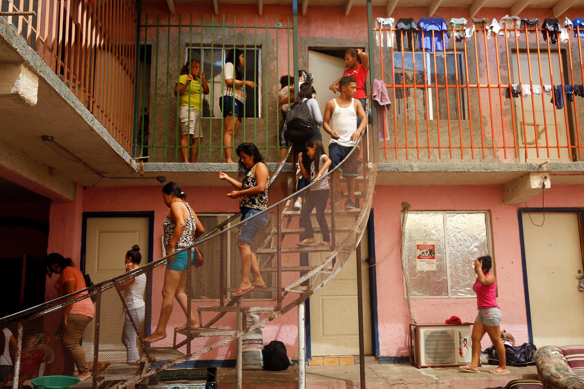 Migrant shelter in Mexicali, Mexico