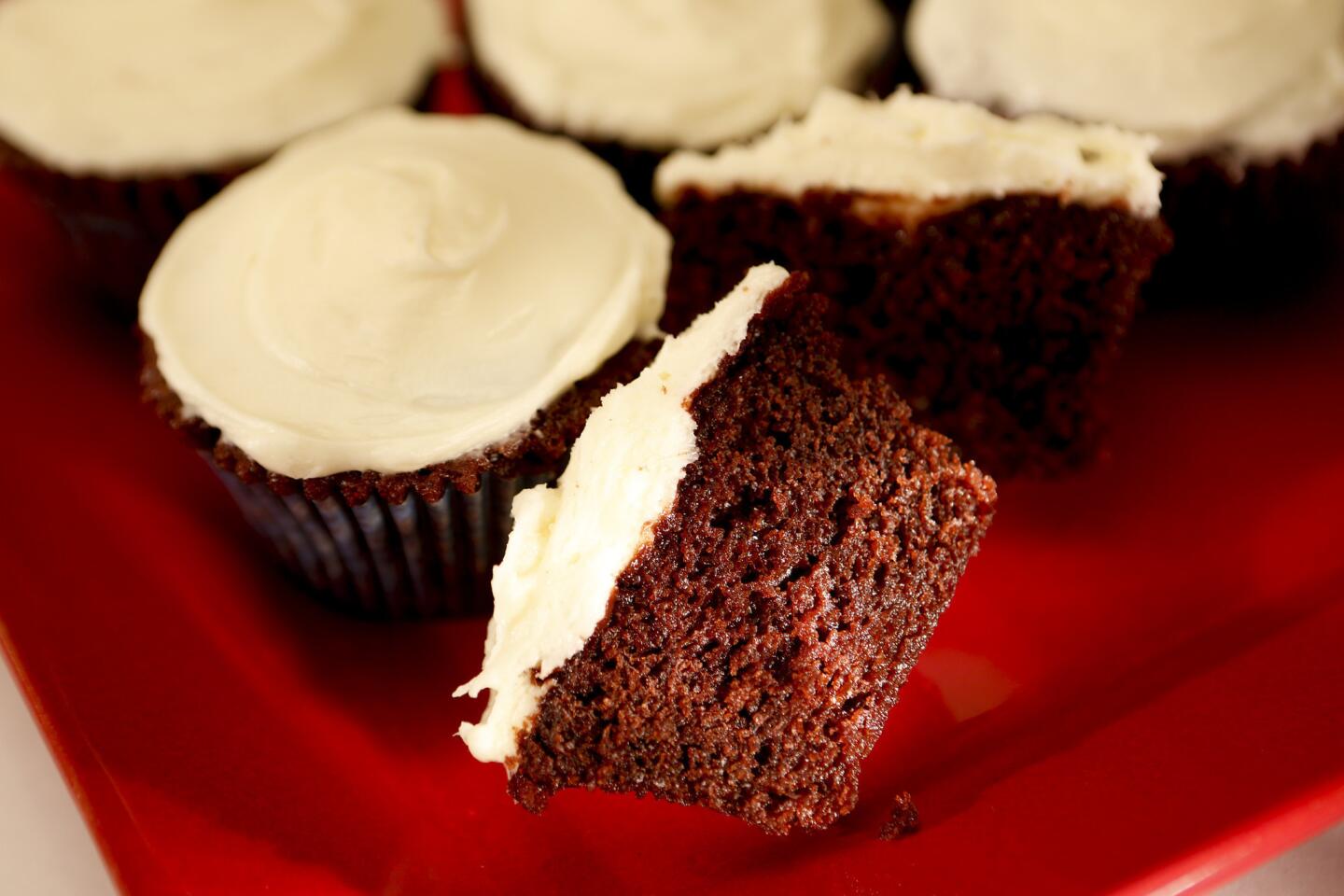 Hotel del Coronado's red velvet cupcakes