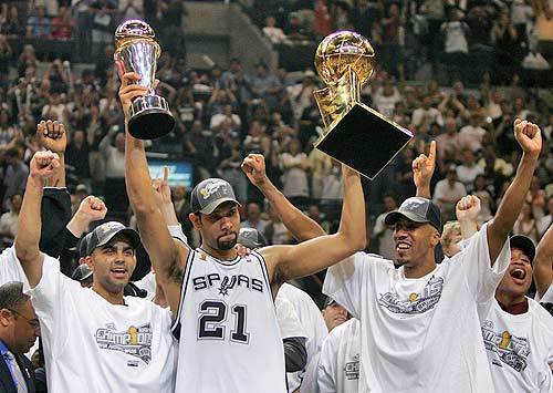 Spurs Archives: Pistons popped to capture third NBA title in 2005