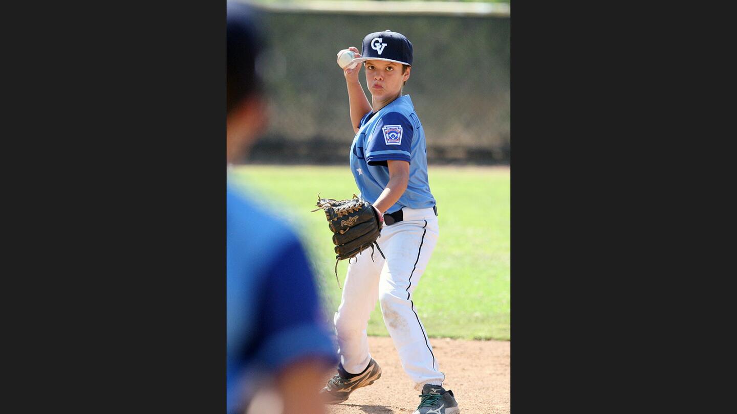 Photo Gallery: Crescenta Valley 11-year-old majors beats Vaqueros in District 16 Little League championship