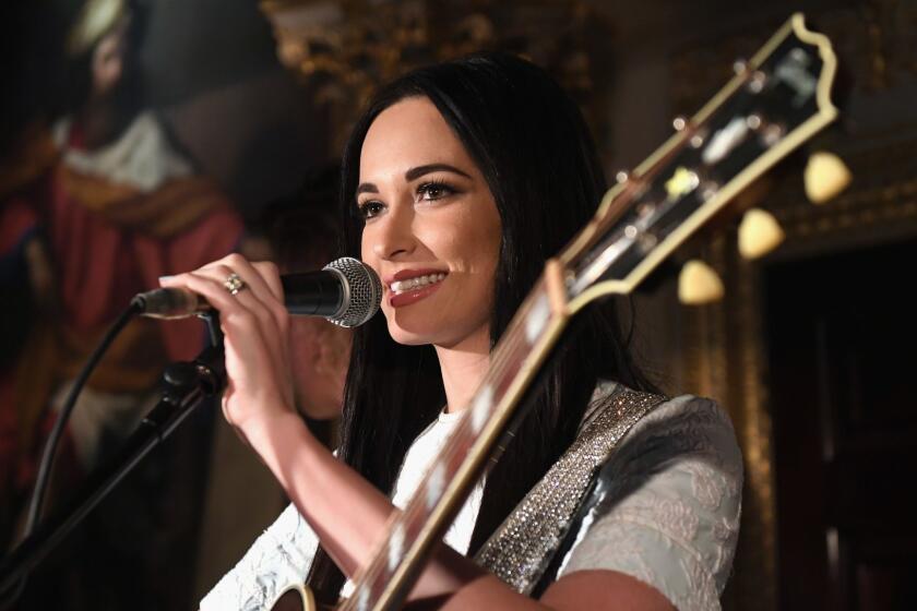 LONDON, ENGLAND - MARCH 08: Country singer Kacey Musgraves performs for her Spotify Premium fans at London's historic Spencer House on March 8, 2018 in London, England. (Photo by Chris J Ratcliffe/Getty Images for Spotify) ** OUTS - ELSENT, FPG, CM - OUTS * NM, PH, VA if sourced by CT, LA or MoD **