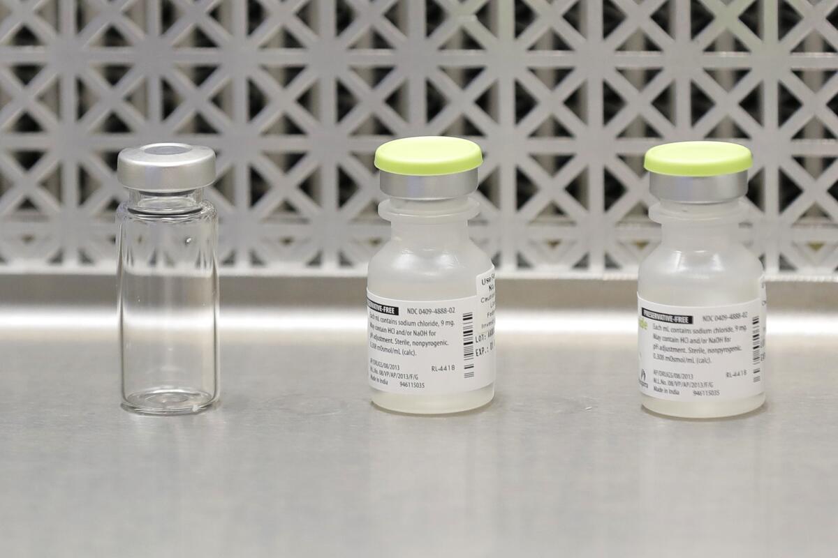 Vials at a Seattle research facility were used in March during an early clinical trial of a potential COVID-19 vaccine.