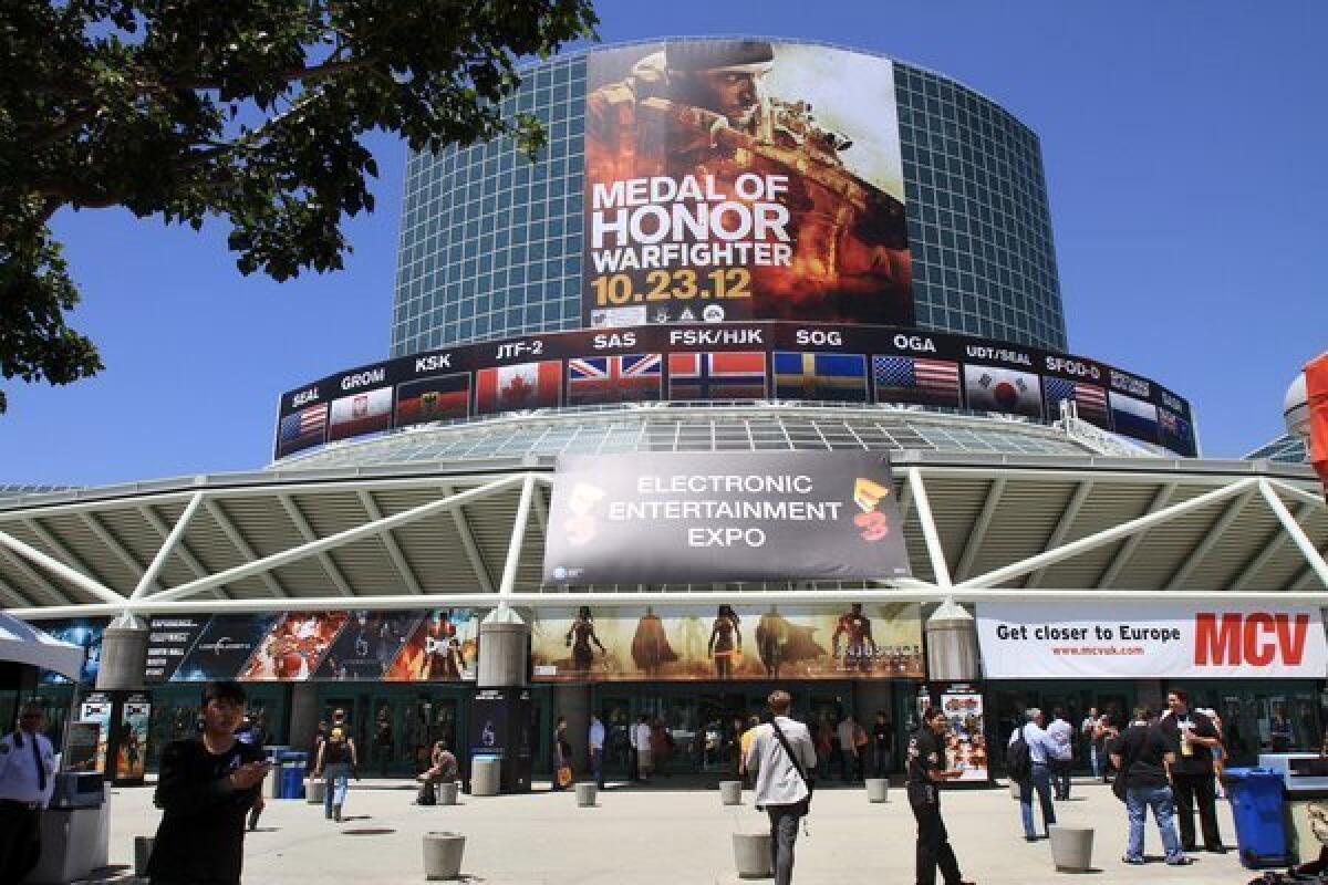 The annual E3 video game expo is held at the Los Angeles Convention Center.
