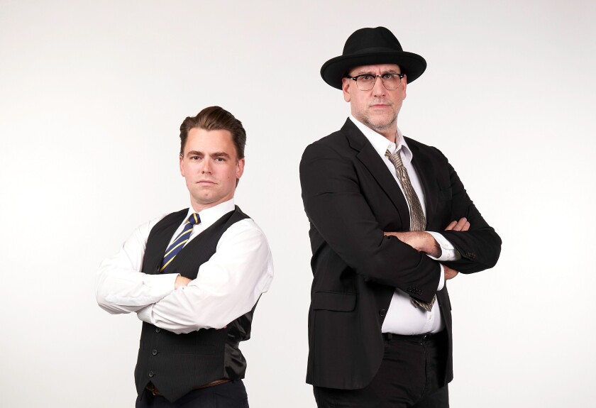 Beau Brians and Berto Fernandez co-star in San Diego Musical Theatre's "Catch Me If You Can."
