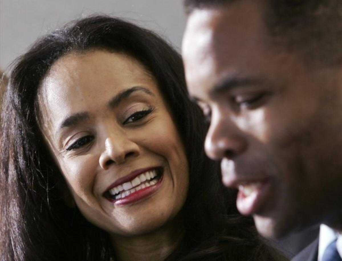 Former U.S. Rep. Jesse Jackson Jr., right, and his wife, Sandi, are shown in a 2006 photo.