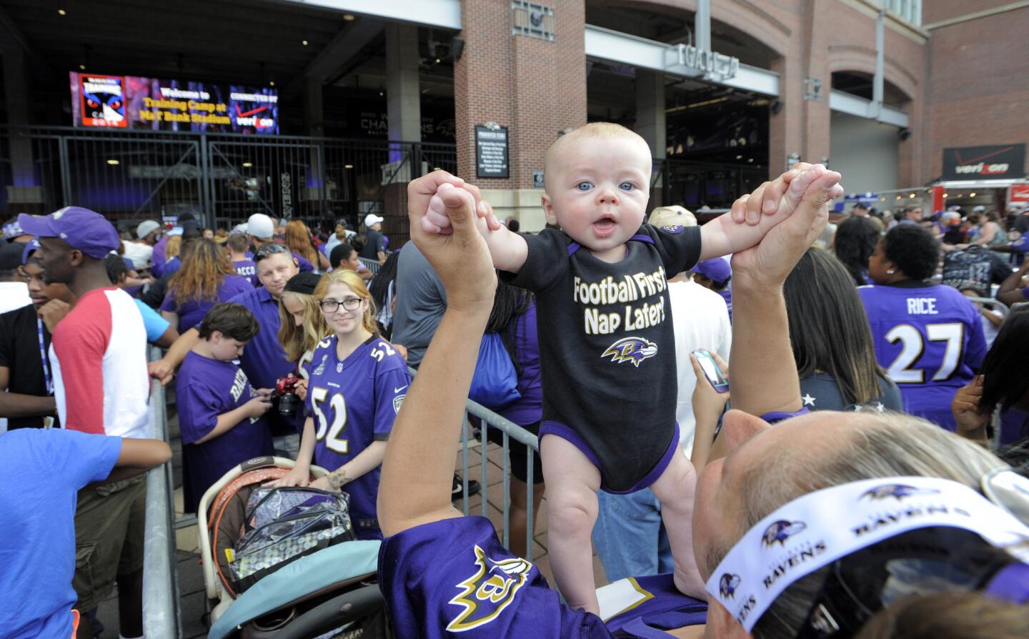Littlest fans at M&T in 2014