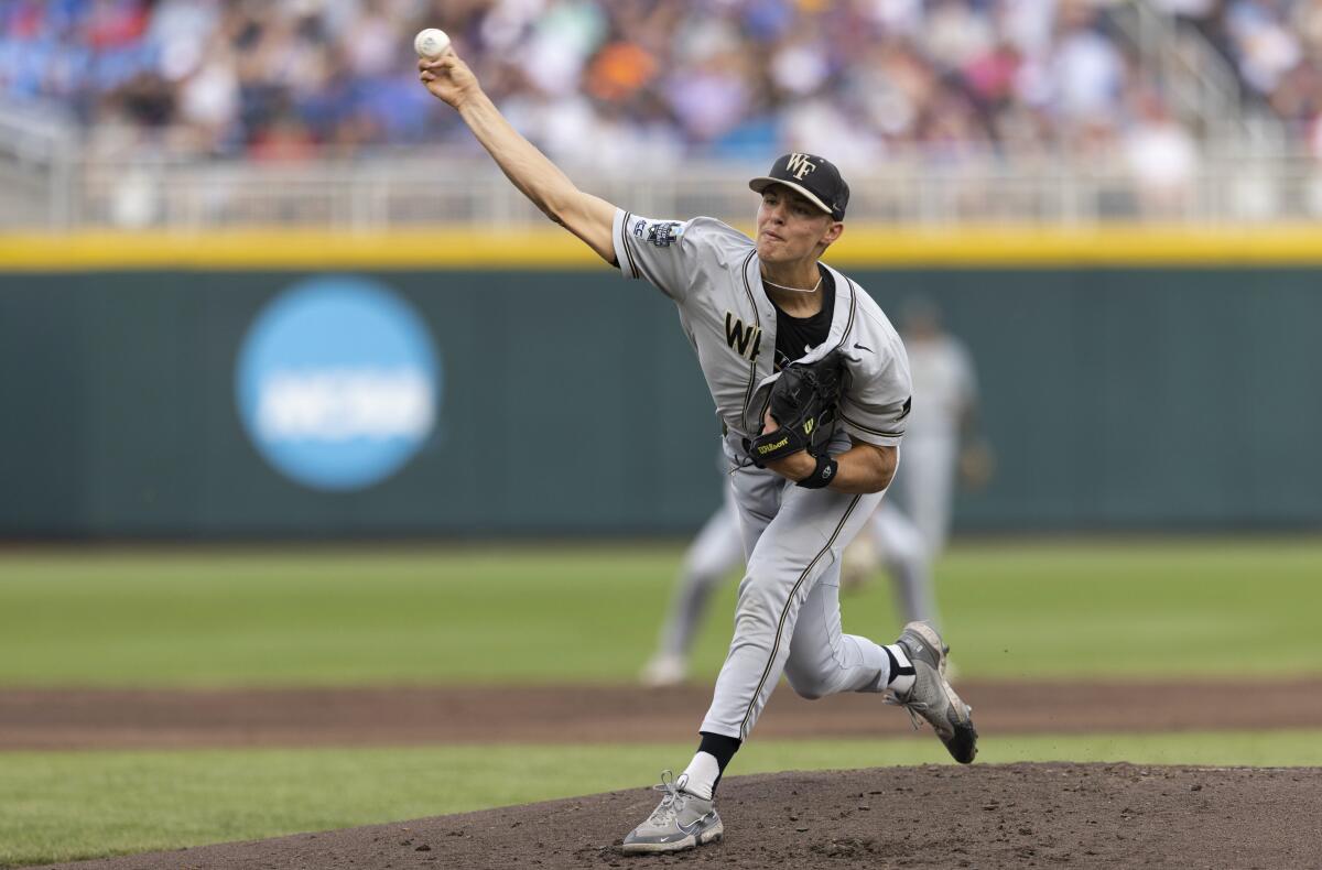 Day 2 of MLB draft includes 6 players from Wake Forest, plus son