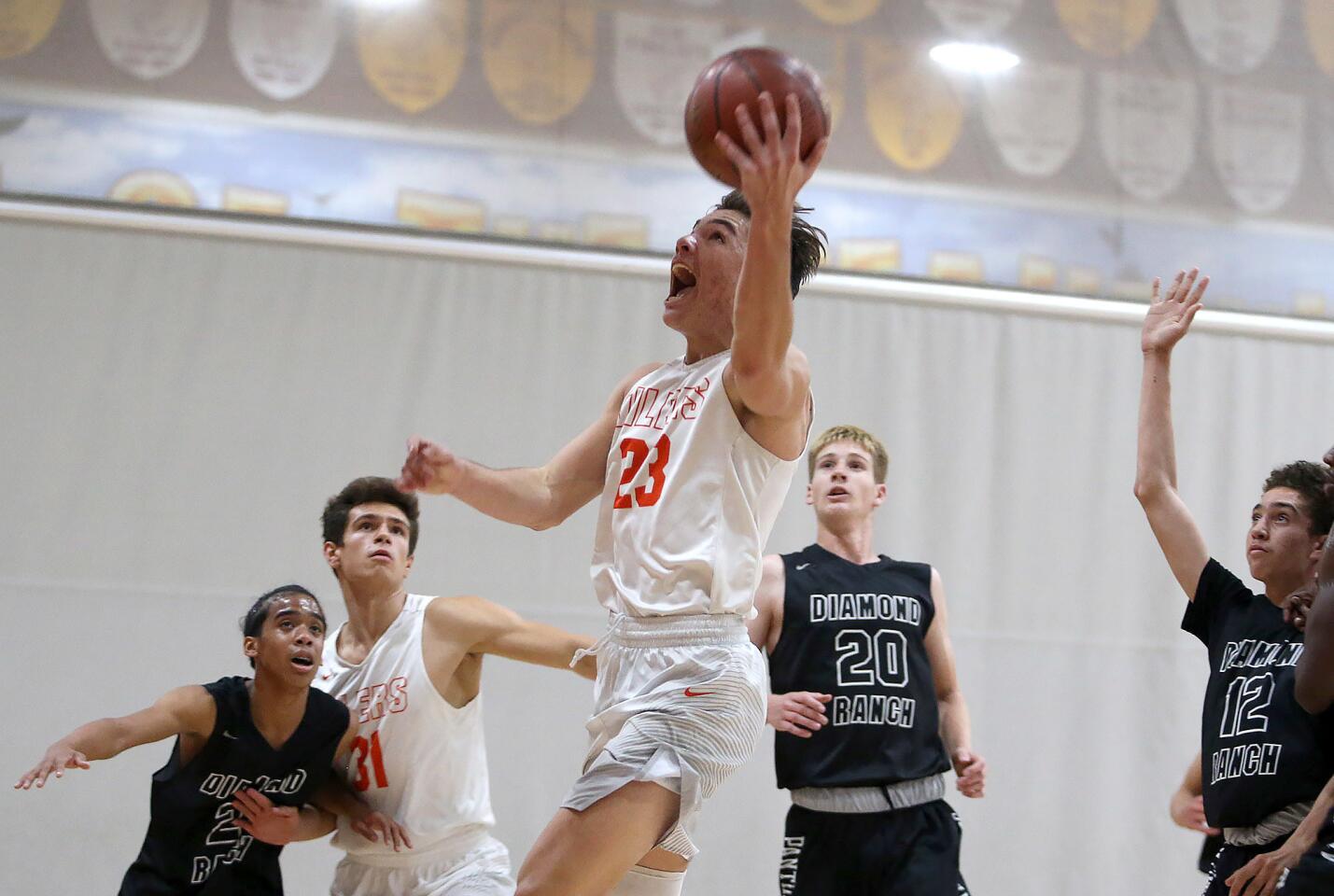 Photo Gallery: Huntington Beach vs. Pomona Diamond Ranch in boys’ basketball