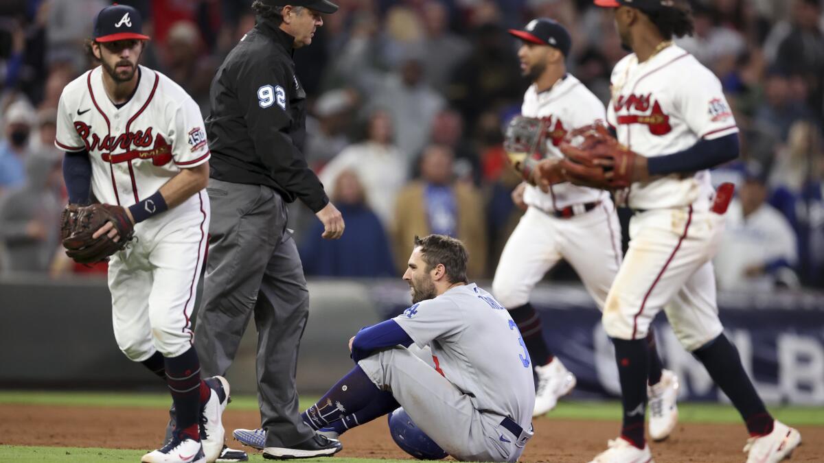 Dodgers-Braves: Chris Taylor's blunder costs L.A. in NLCS Game 1