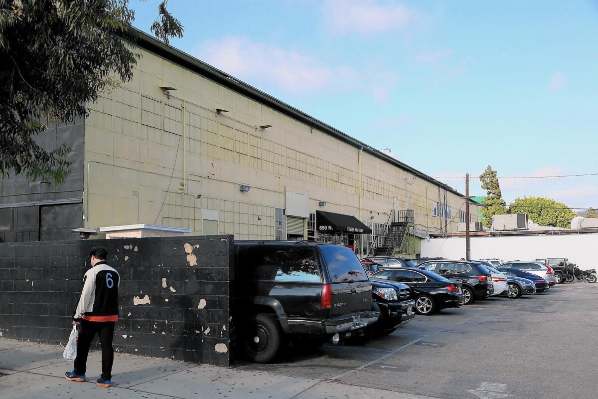 The Factory building in West Hollywood once housed the popular Studio One night club, an icon of the gay and lesbian community. A developer's proposal would require knocking down the building.