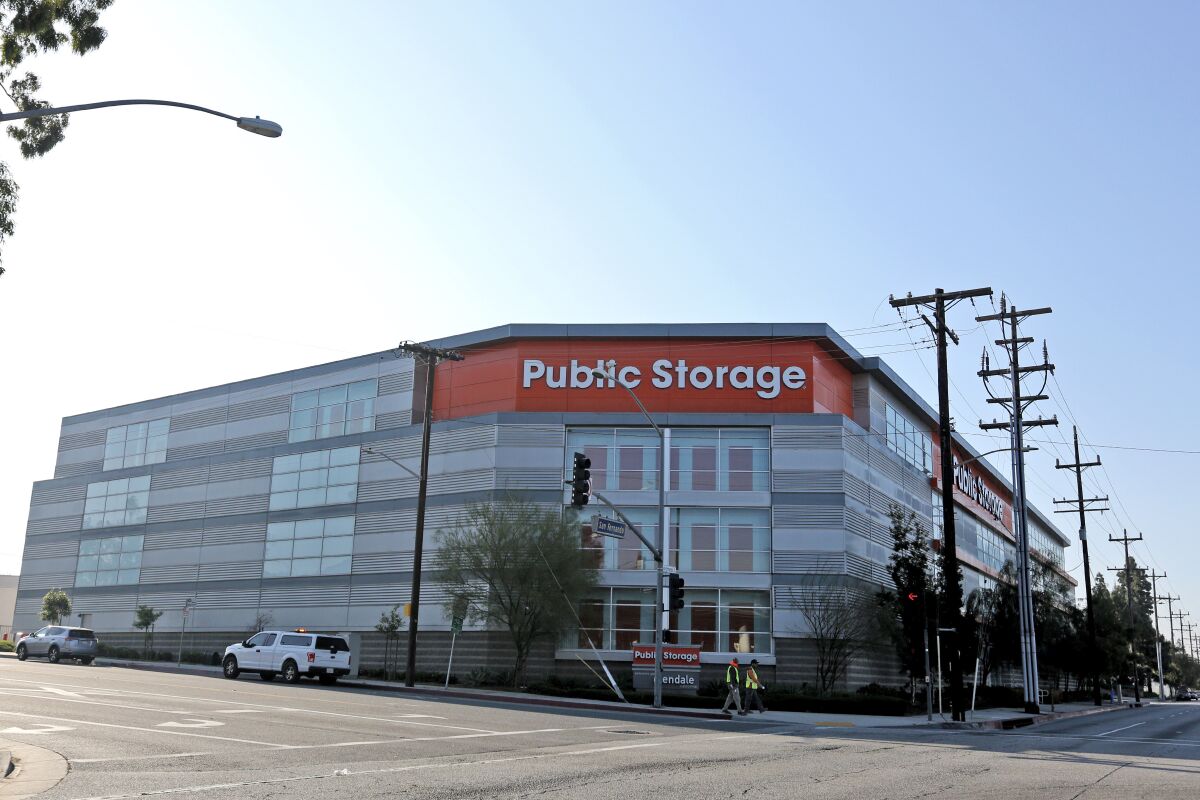 A Public Storage site in Glendale.